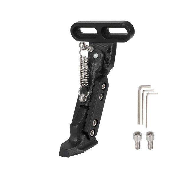 Ulip black adjustable kickstand with side beveled mounting holes