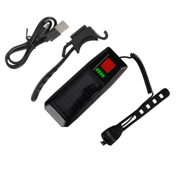 Red Solar+USB Double Modes Charging Efficient Battery Life