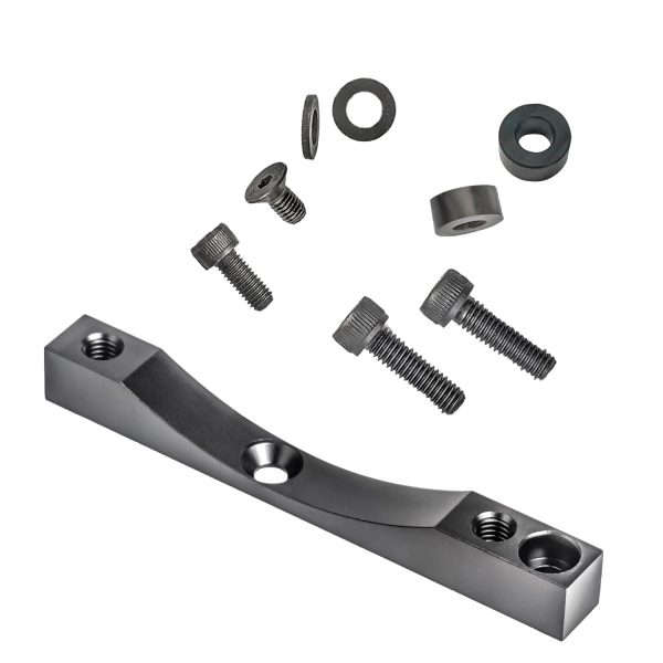 Black Xtech Adapter with 4 Holes and Screw