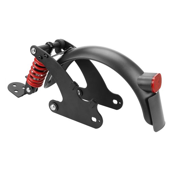 Red V2 rear suspension with mudguard and tailight for M365 and 1S scooter