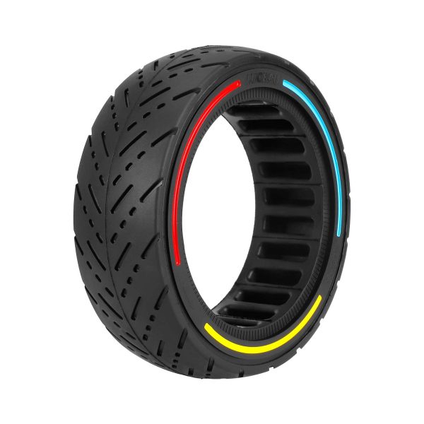 LUCK4U 8.5*2.5 city road solid tire with three colors circle