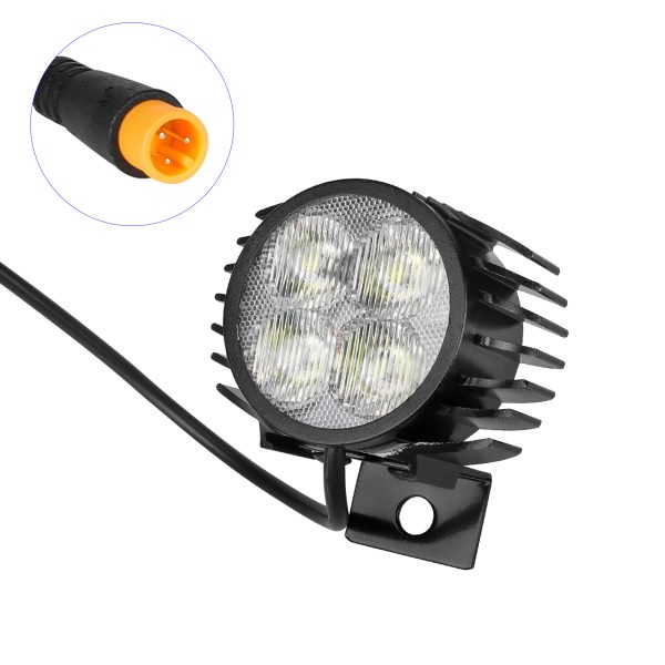 headlight for Kukirin G2 Pro/G2 Pro DB/G2 Max/G2 Master scooter with 180mm M8 waterproof head
