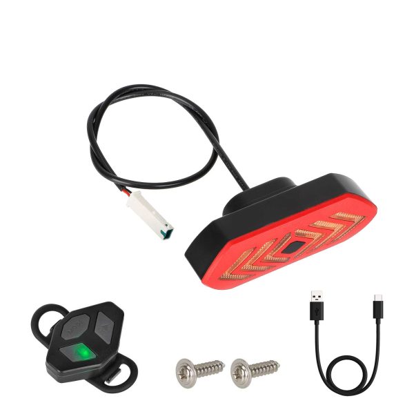 Ulip turn signal fender tail light with USB remote control and cable for xiaomi Pro/Pro2/1S scooters or Ulip rear suspension