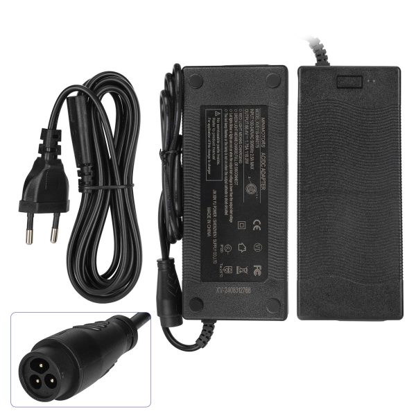 DUALTRON original 66.4V1.75A charger with LP16-3P connector(EU plug)