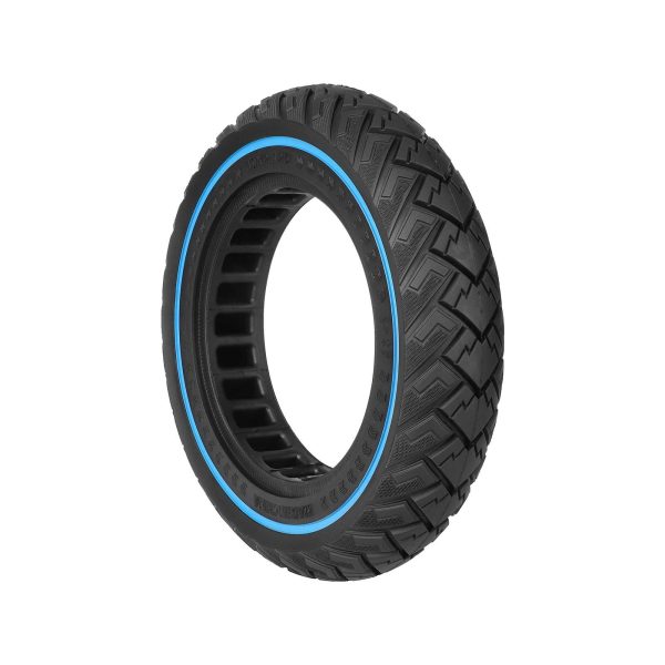 Ulip 10*2.125 off-road solid tire with blue circle(ID 141mm & slot 36mm)