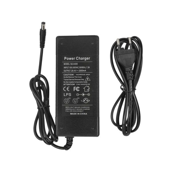 29.4V DC2.1 adapter charger (EU plug) for li-ion battery