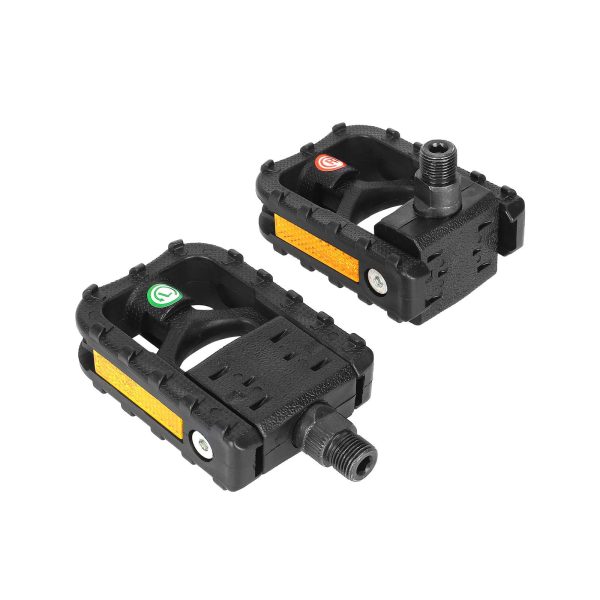 Folding plastic foot pedal for bicycle