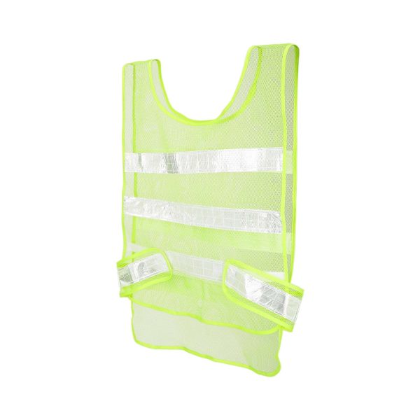 Fluorescent green mesh reflective vest