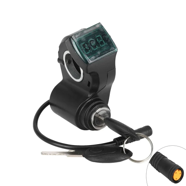 Electric door lock with waterproof Female connector for Kugoo G2 Pro