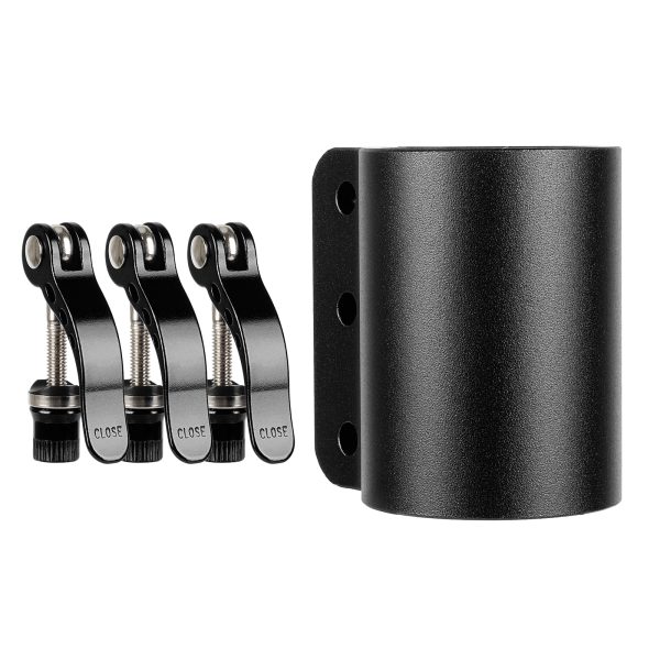 Black clamp with 3 lock for Kaabo Mantis 10 scooter