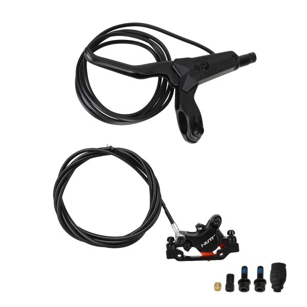 NUTT left brake lever with 180cm brake cable and left hydraulic disc brake with 220cm cable