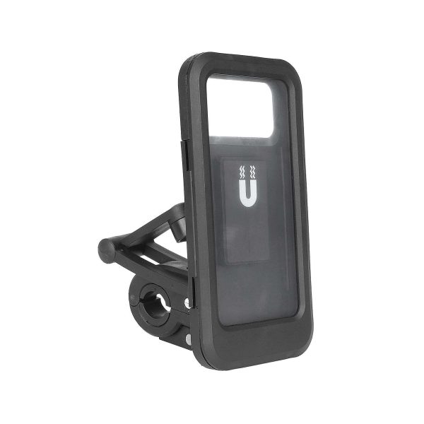 Black plastic mobile phone holder