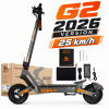 KuKirin G2 2026 electric scooter 25 km/h version with 600W motor, accessories, charger and original packaging.